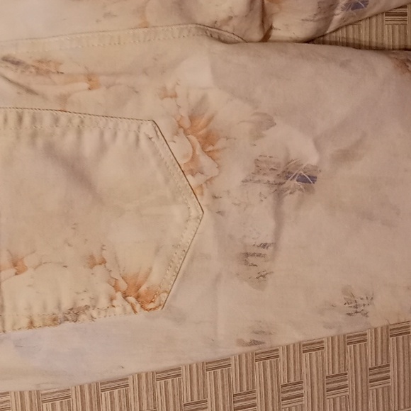 Chico's "Watercolor"the Platinum Jeggings in whitewash - Picture 4 of 8